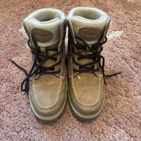 Lugz Women’s Waurod-265 Lace Up Ankle Boot Light Golden Wheat Sz 9 - C23AR-11/20 - Picture 2 of 7